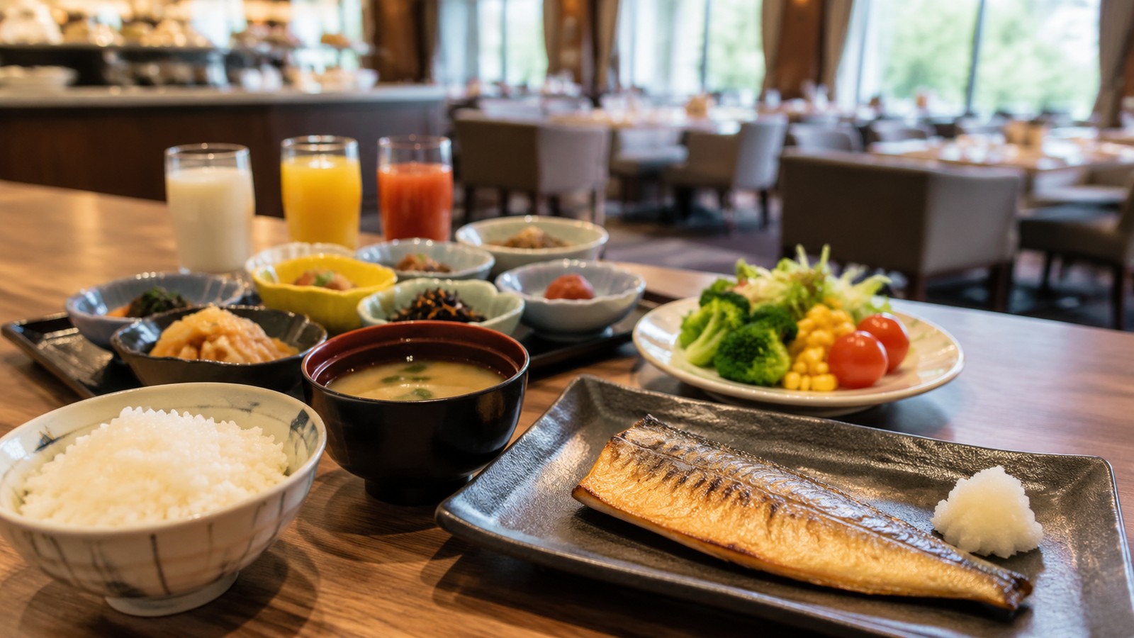 北海道らしい朝食のイメージ