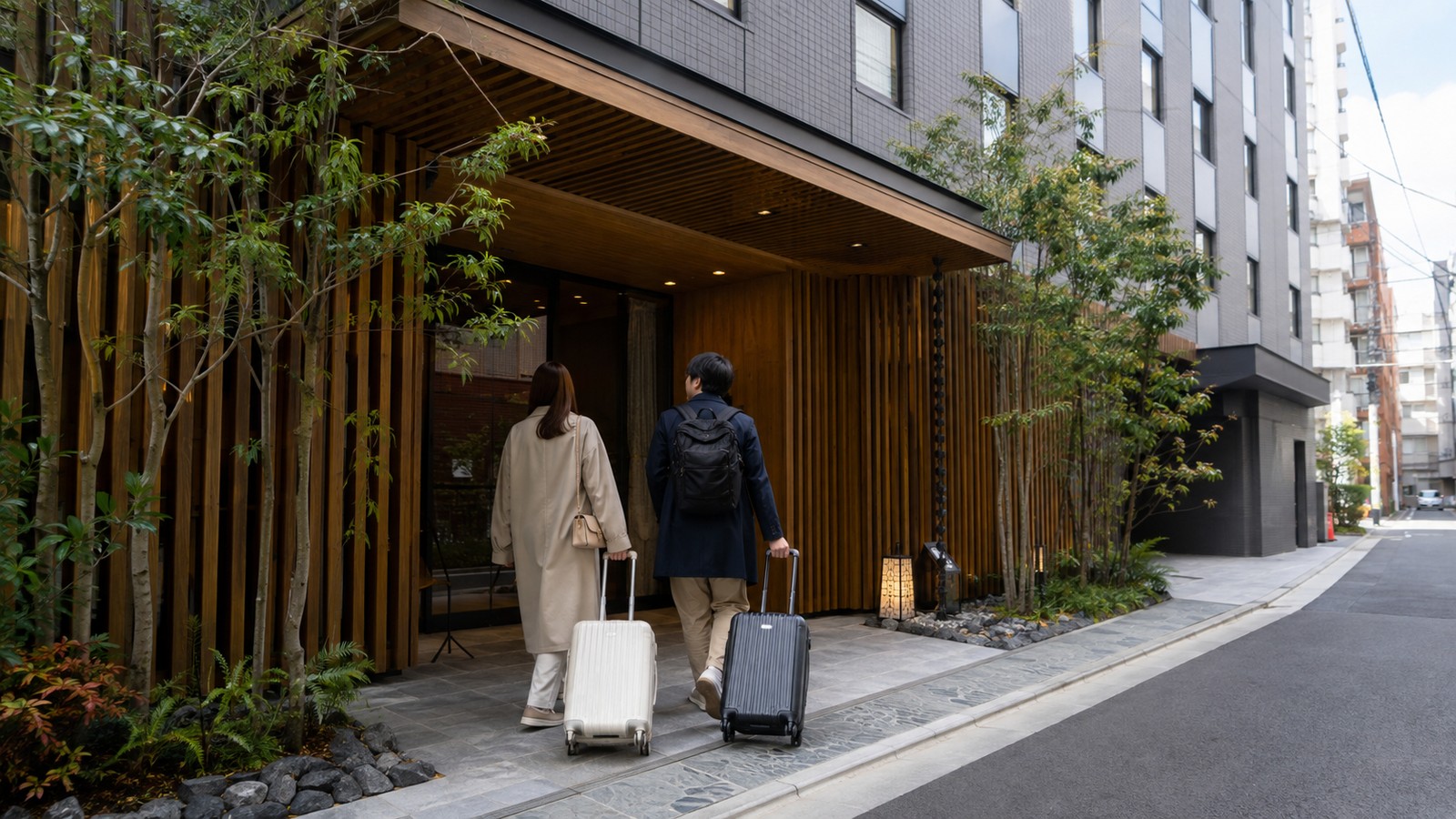 ホテル到着・エントランスのイメージ