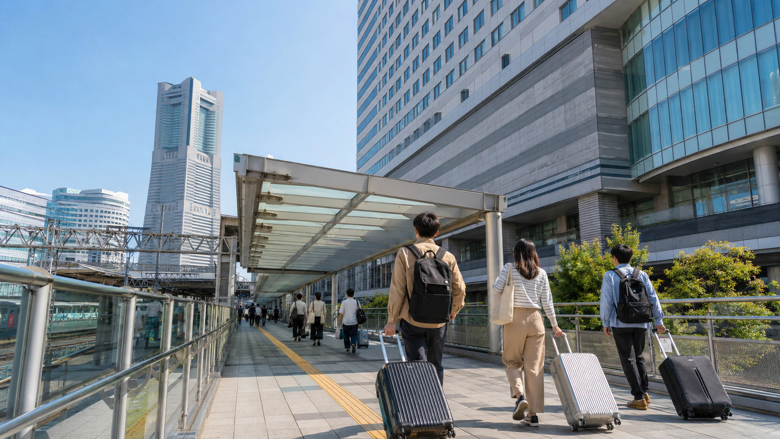 桜木町駅からホテルへ向かう動線