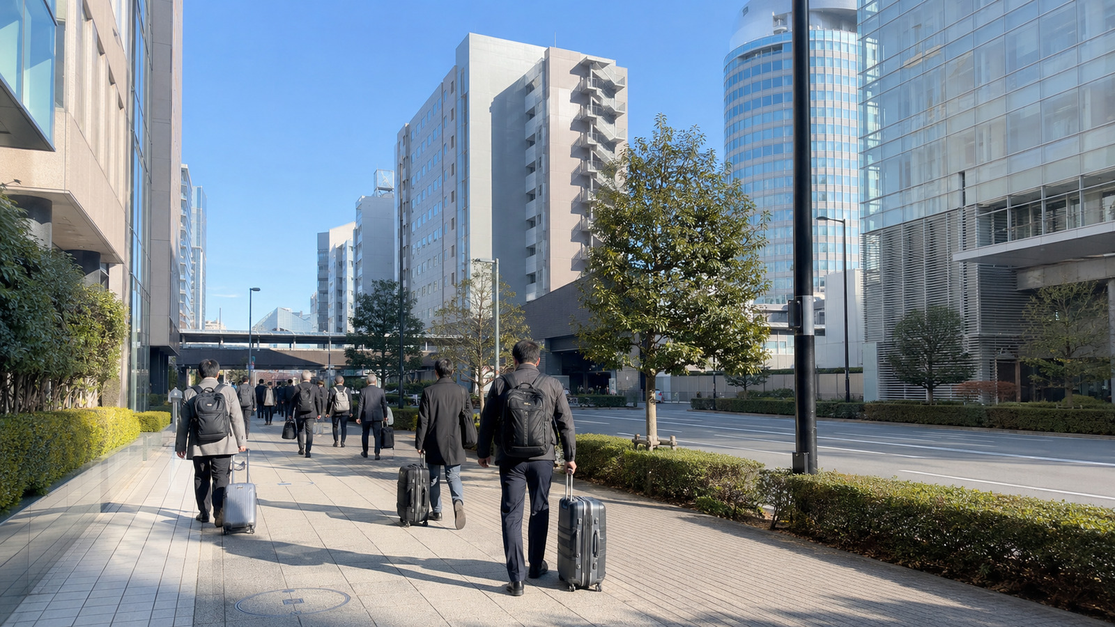 新横浜駅からホテルへ向かう動線