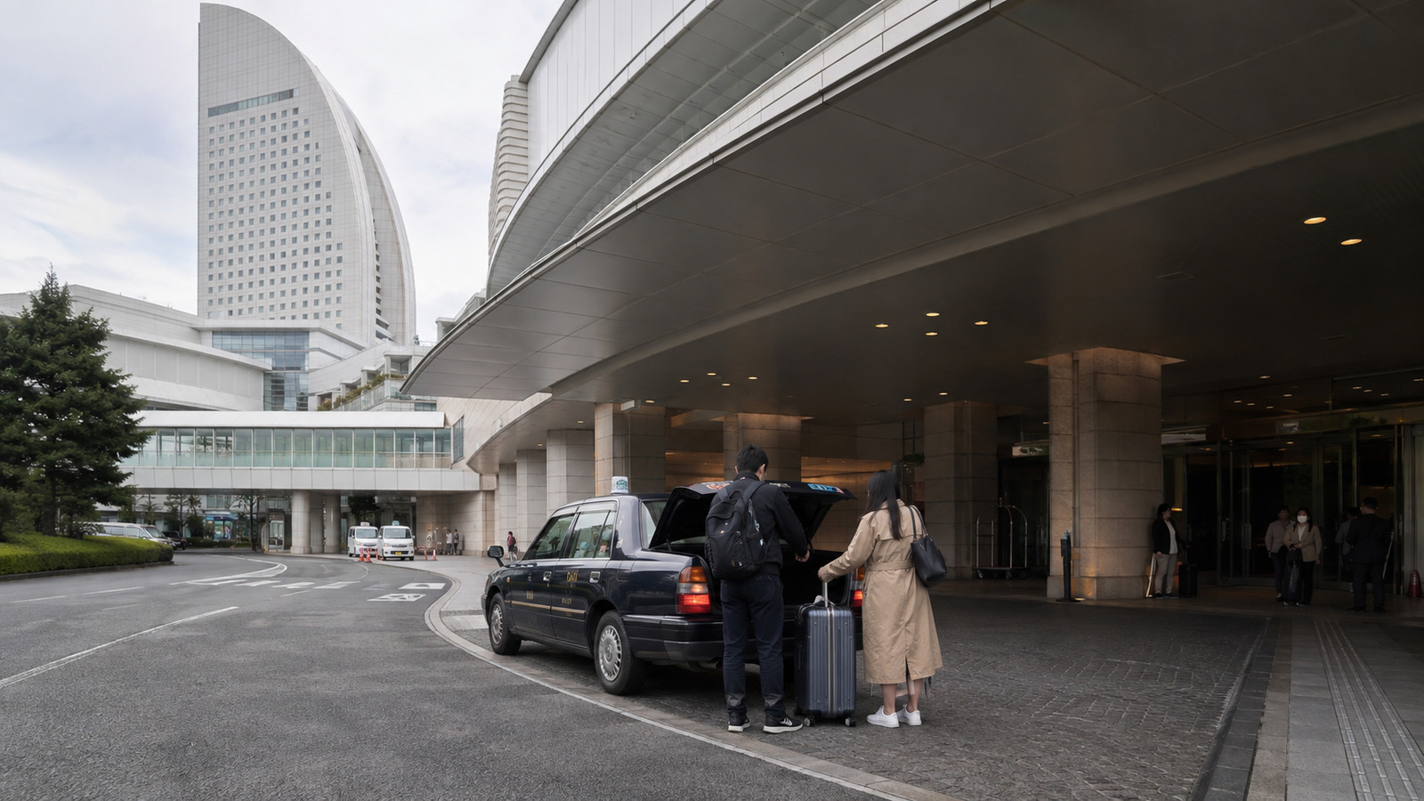 ホテル車寄せ