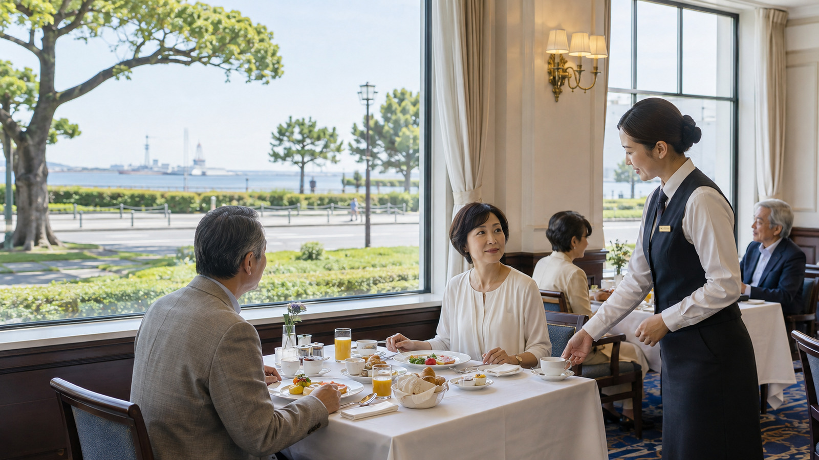 朝食レストラン