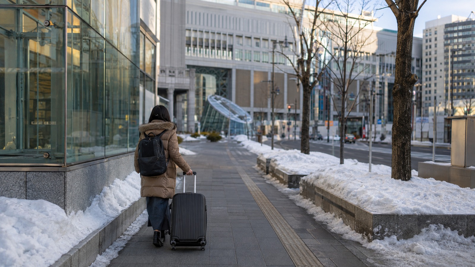 ホテルフォルツァ札幌駅前:札幌駅・冬の動線のイメージ