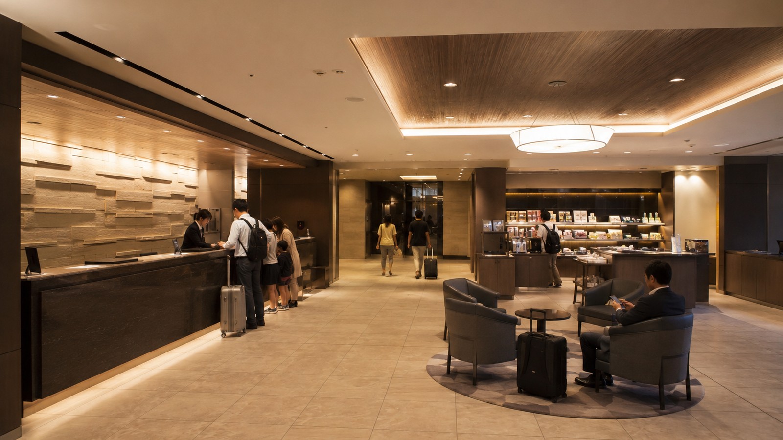京都新阪急ホテル:ロビー・館内動線のイメージ