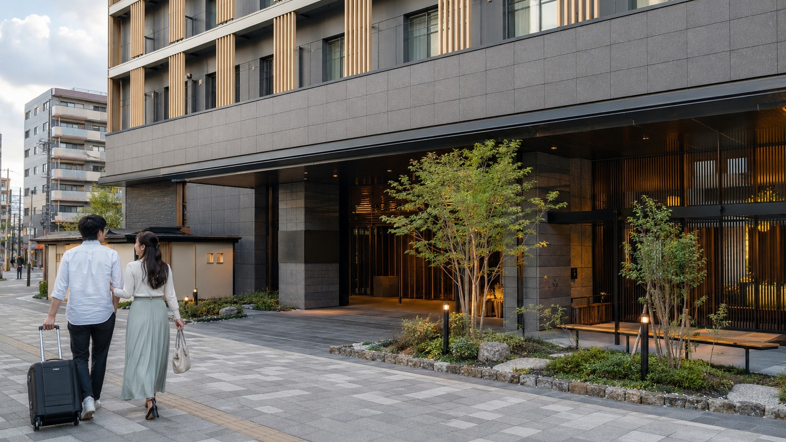 THE THOUSAND KYOTO:京都駅からの到着のイメージ