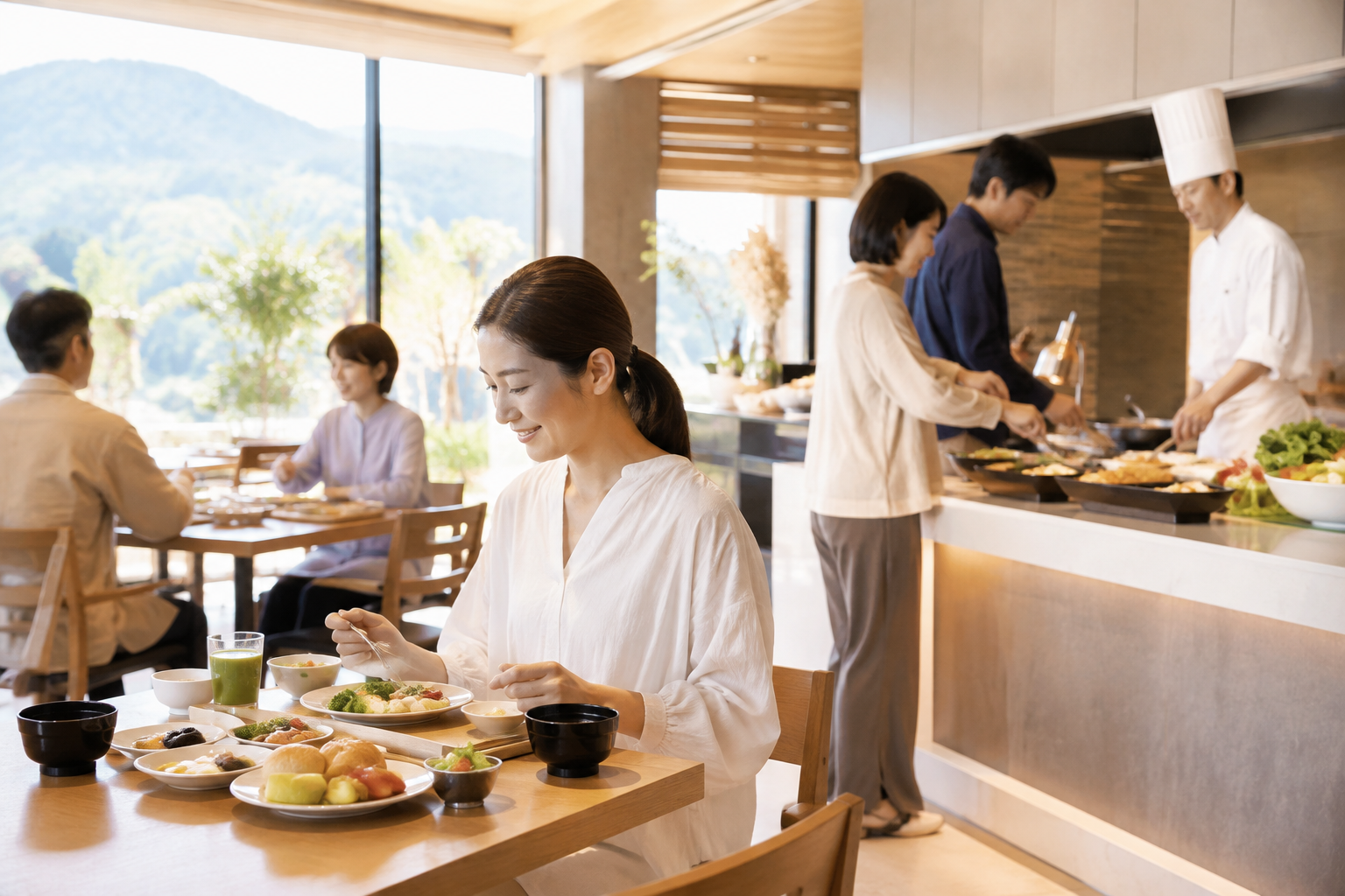 旅行・ホテル滞在のイメージ