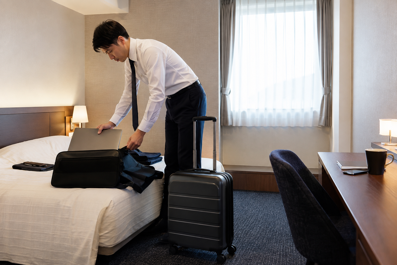 旅行・ホテル滞在のイメージ