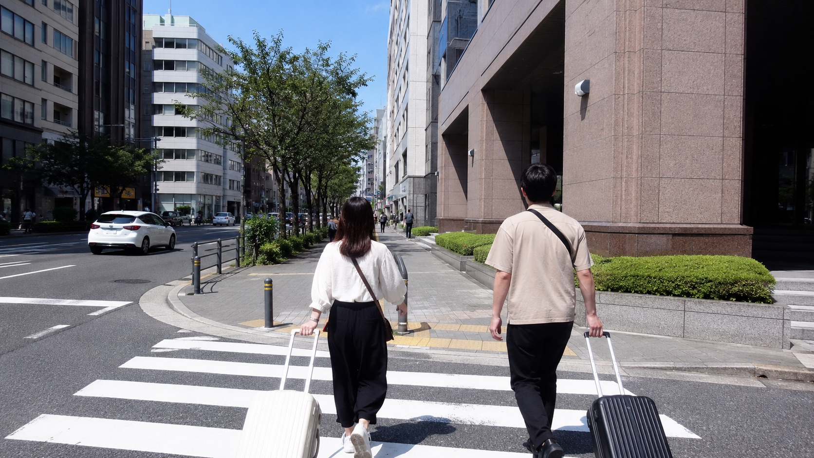 ダイワロイネットホテル横浜関内:関内駅からホテルへ、3分の街歩きのイメージ