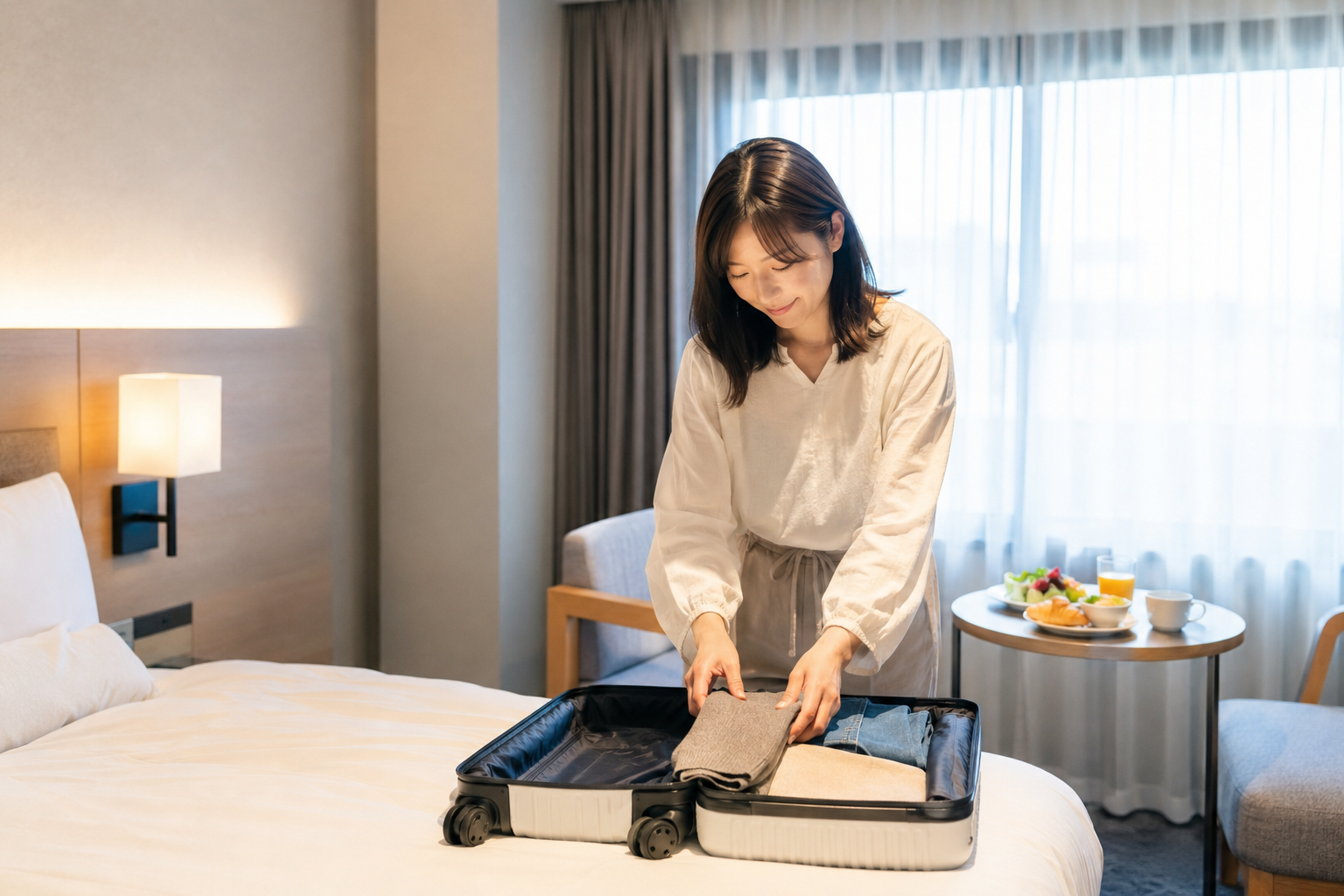 旅行・ホテル滞在のイメージ