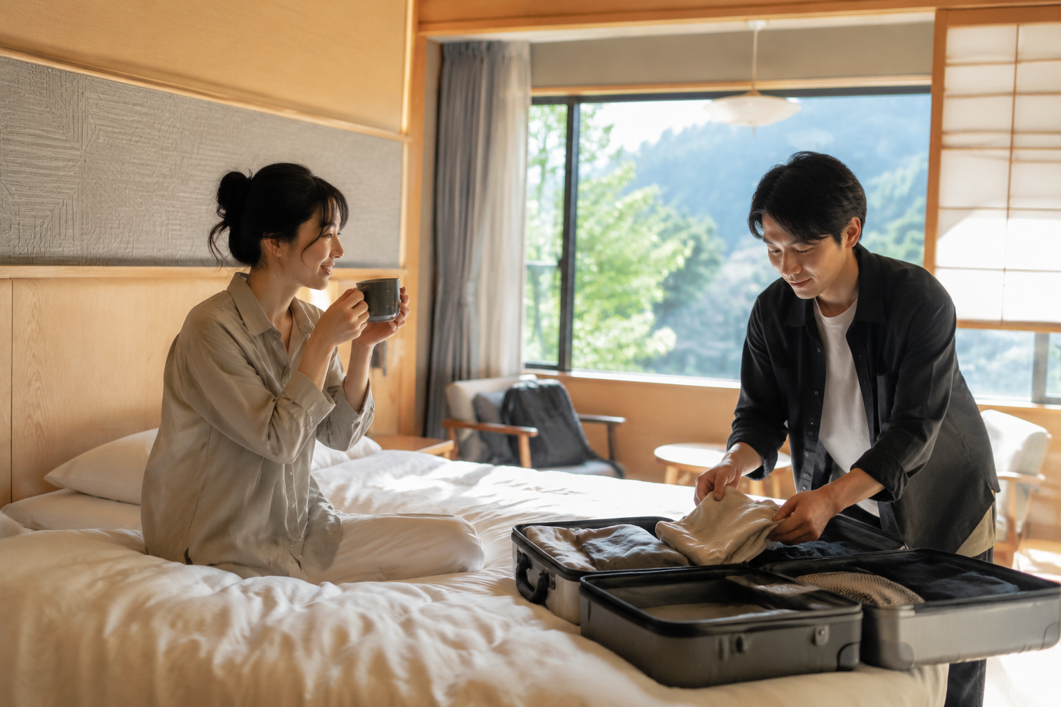 旅行・ホテル滞在のイメージ