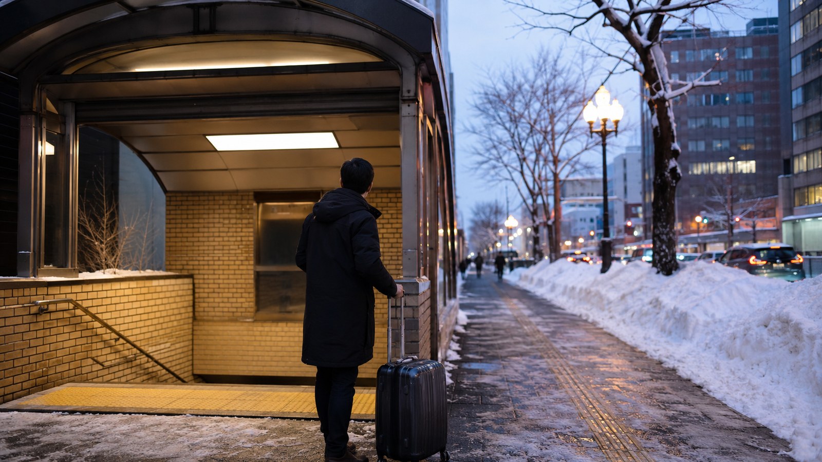 No14 ダイワロイネットホテル札幌すすきの I04 winter subway arrivalのイメージ