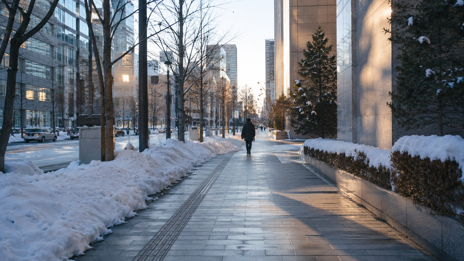 No14 ダイワロイネットホテル札幌すすきの I05 snow cleared morningのイメージ
