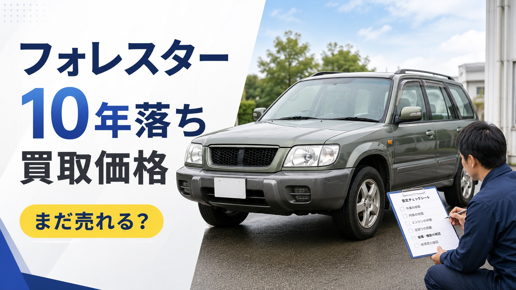 フォレスター10年落ちの買取相場はいくら？まだ売れる？査定額と高く売る方法