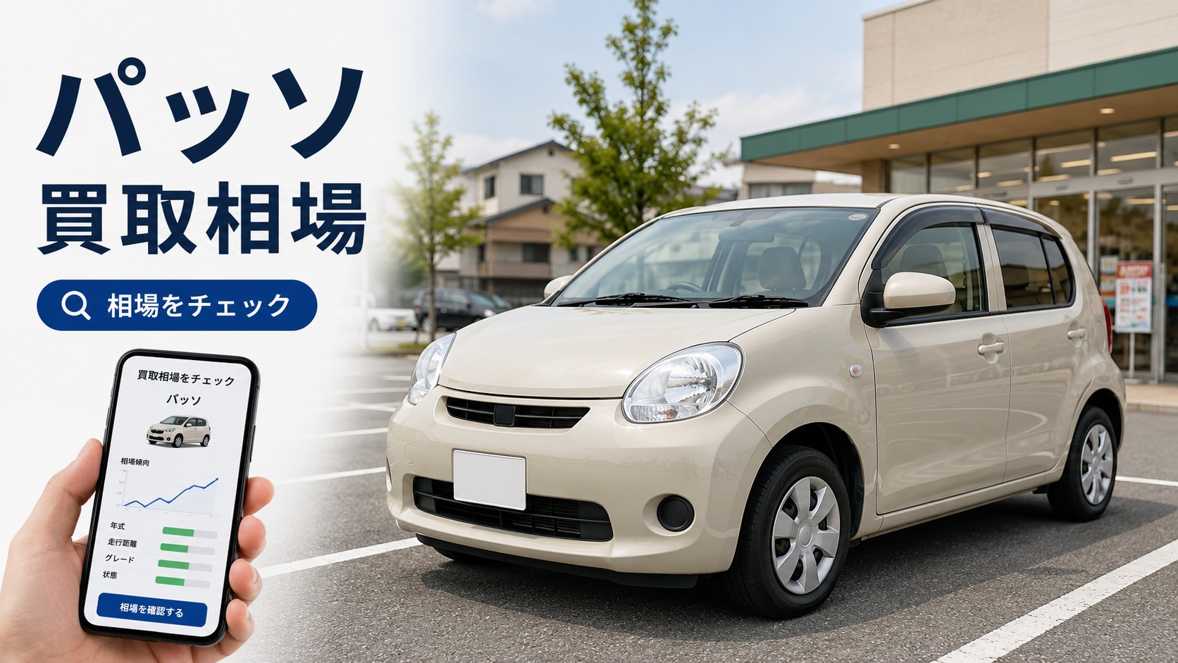 パッソの買取相場はいくら？年式・走行距離で変わる査定額と高く売るコツ