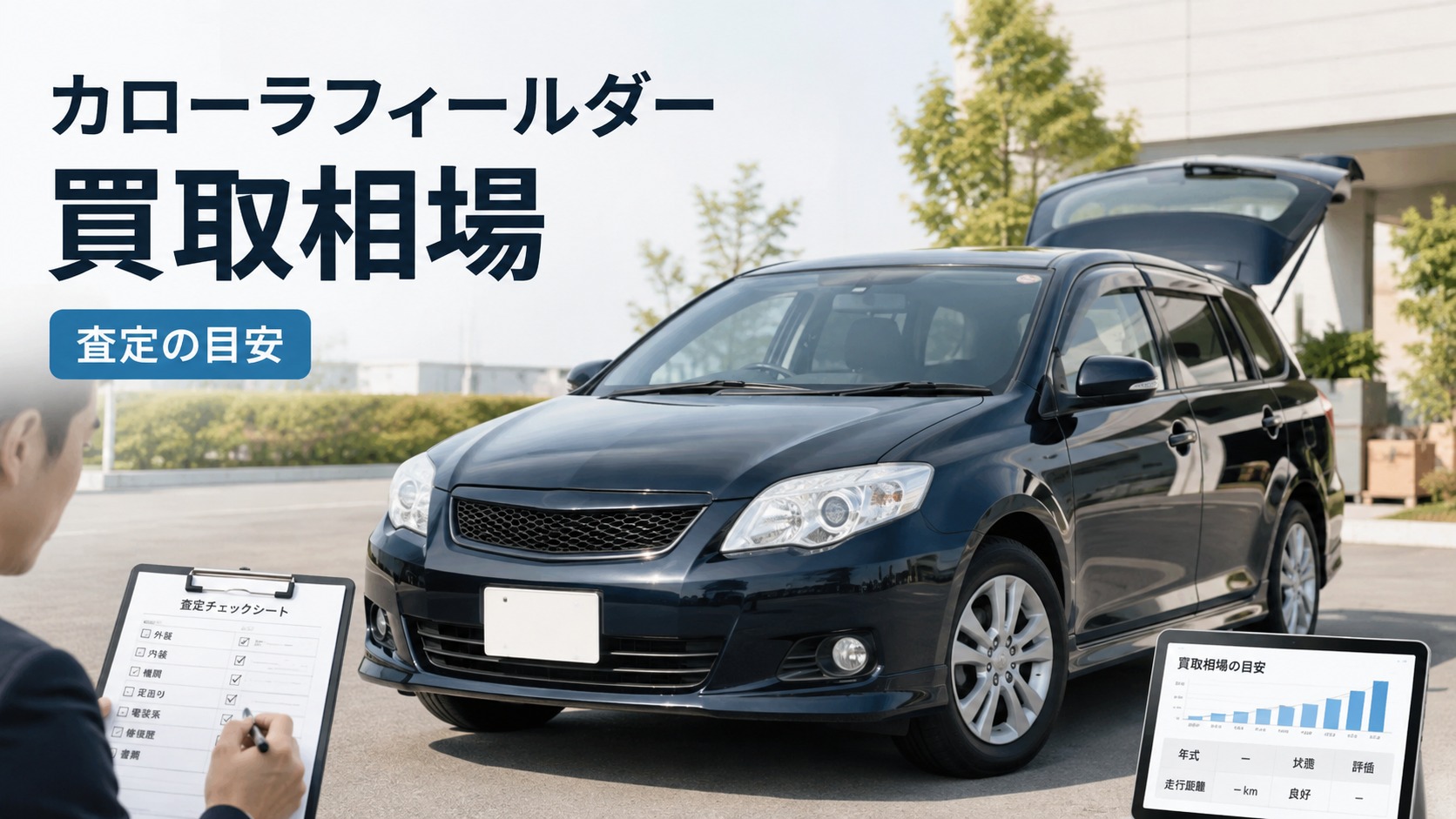 カローラフィールダーの買取相場はいくら？年式・走行距離で変わる査定額と高く売るコツ