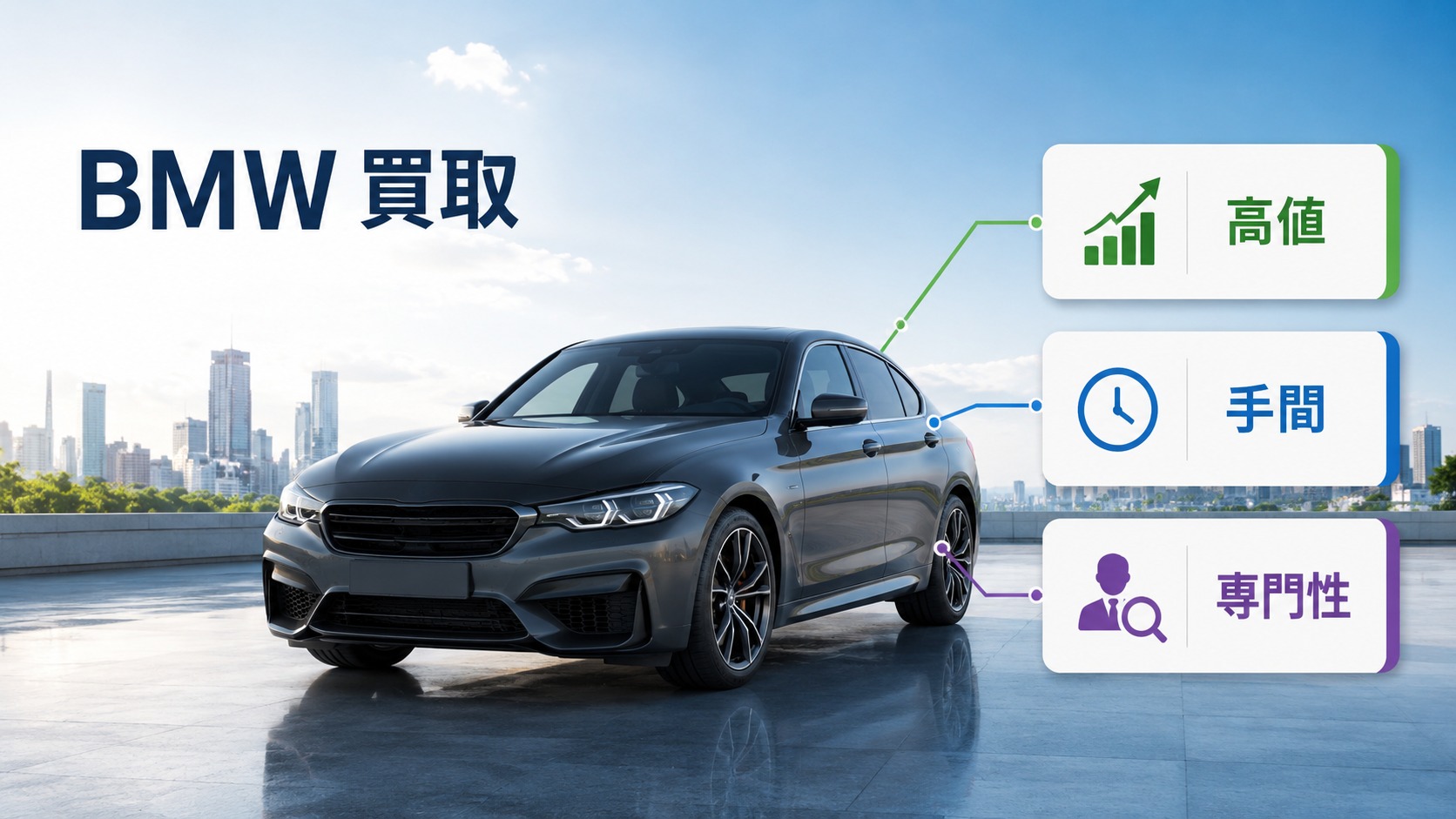 BMWを売るならどこ？買取相場と高値・手間・専門性で選ぶ3つの売り方