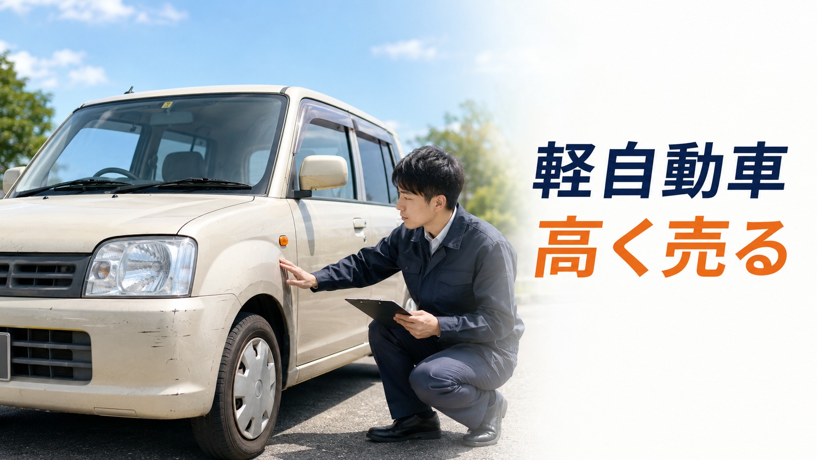 軽自動車を高く売るには？買取店・一括査定・廃車対応を3つの軸で比較