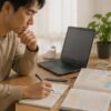 英語学習の計画を立てる社会人のイメージ