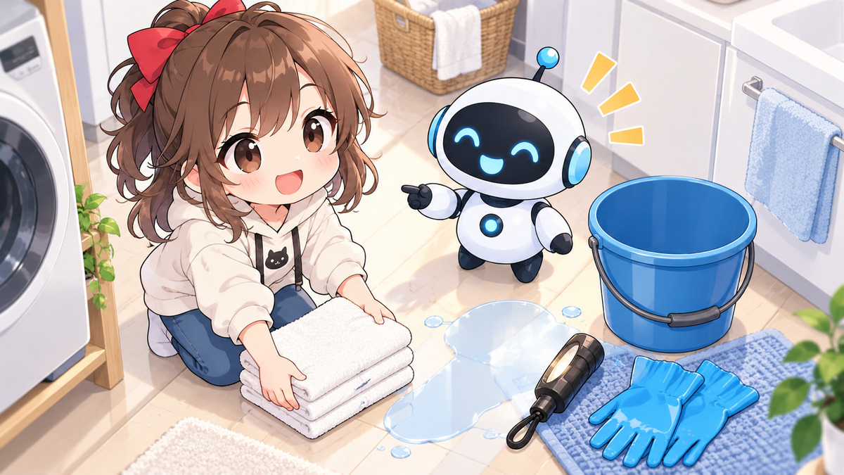 洗濯機の排水があふれる！運転を止めて確認したい場所