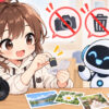 sd カード データ 復元 業者についてワクちゃんとチャッピーが確認しているイラスト