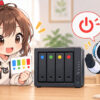 nas 復旧 業者についてワクちゃんとチャッピーが確認しているイラスト