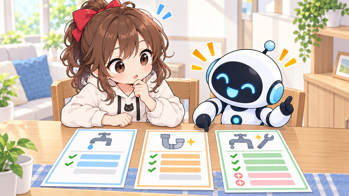 修理の相談・見積もりを確認するイメージ（特定機種の構造・作業手順を示す図ではありません）