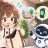 家 の 鍵 を なく したらについてワクちゃんとチャッピーが確認しているイラスト