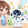 ドコモ のりかえについてワクちゃんとチャッピーが確認しているイラスト