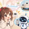 光熱 費 会社 比較についてワクちゃんとチャッピーが確認しているイラスト