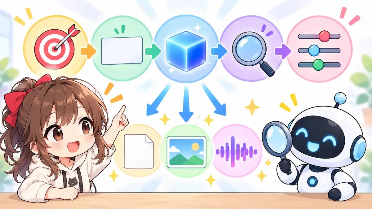 ロボット 介護についてワクちゃんとチャッピーが確認しているイラスト