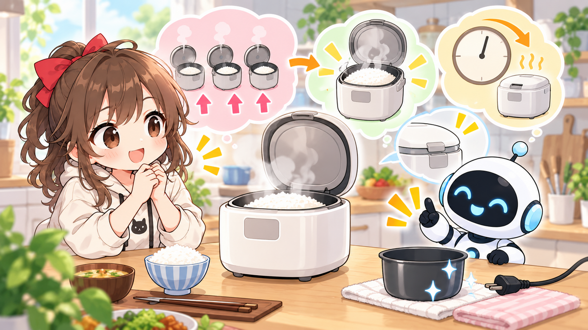 炊飯器買い替え時期を決めるポイント｜一般的な目安と例外
