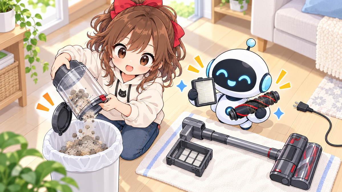 掃除機フィルターをすっきり仕上げるコツ｜落ちにくい汚れへの対応