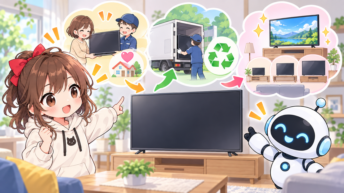小型テレビ捨て方で迷わないための手順｜外す前に確認すること