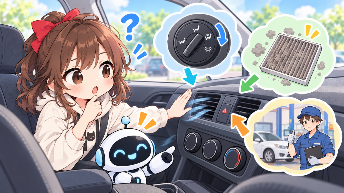 車エアコン出ないを解決したい人へ｜よくある原因と復旧までの手順
