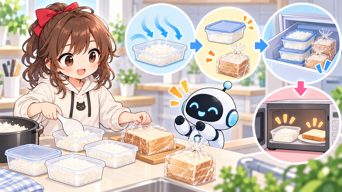 ごはんの冷凍はいつまで大丈夫？保存条件と見分けるポイント