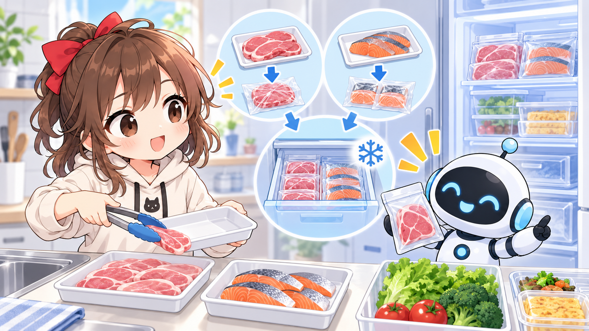 肉保存方法でおいしさを保つ｜小分け・温度・解凍までの基本