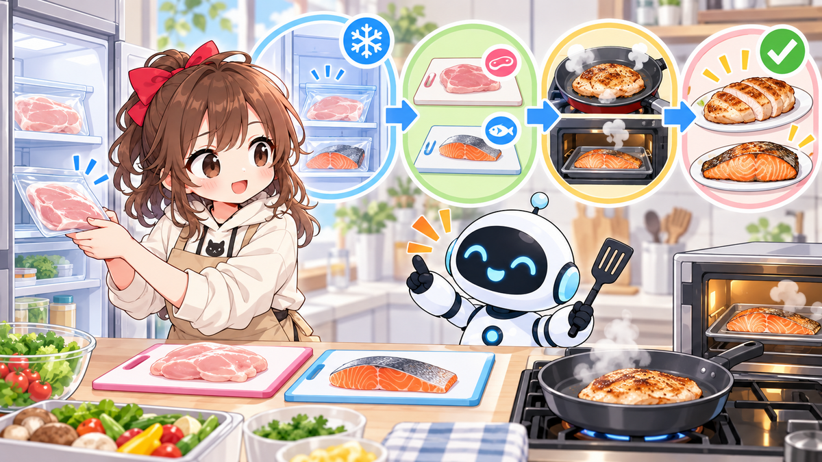 肉解凍お湯をおいしく仕上げる方法｜加熱順と失敗しやすい点