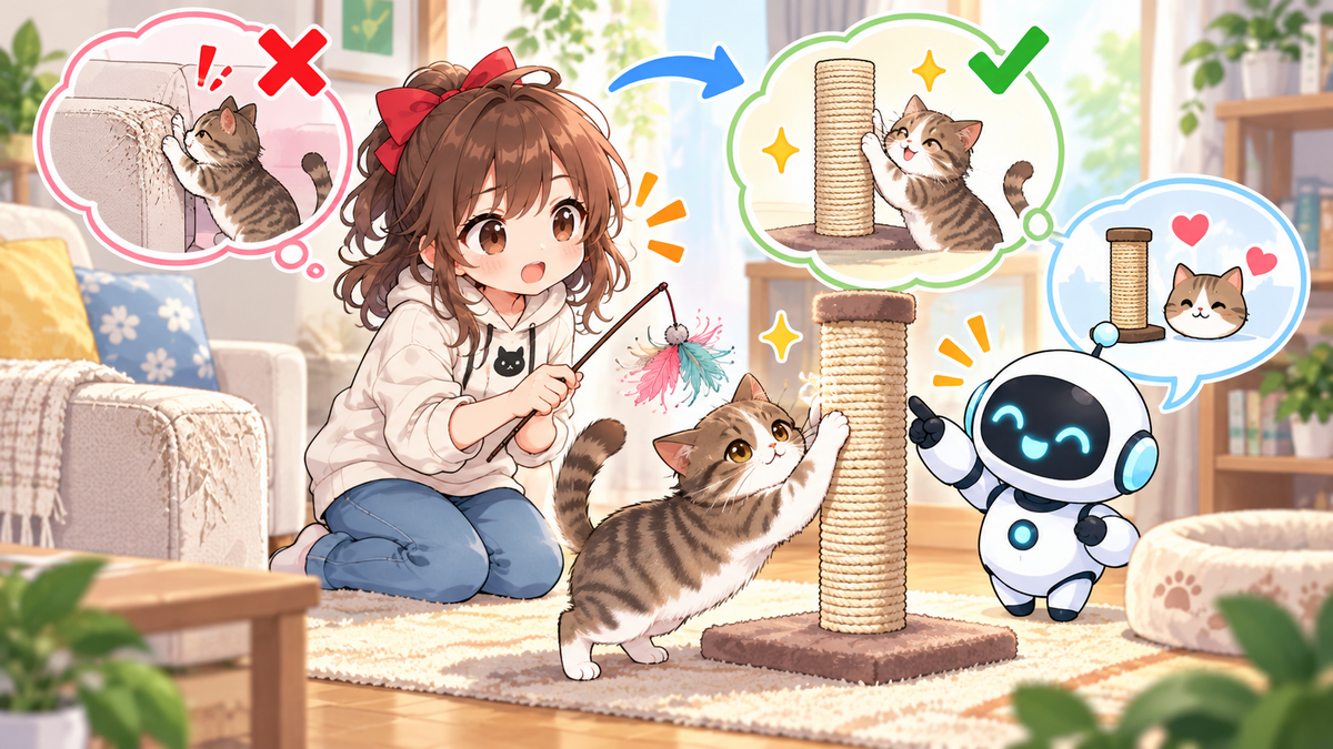 猫爪切りで困ったときの確認順｜叱る前に整えたい環境